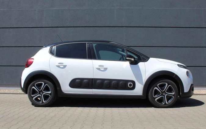 Citroen C3 cena 43900 przebieg: 76999, rok produkcji 2017 z Raszków małe 667